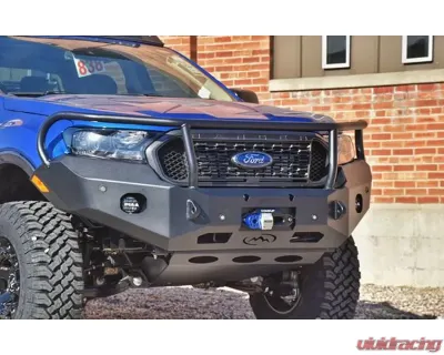 Expedition Bare Metal Range Max Front Bumper w/out Hoop Ford Ranger 2019+ - FORDRNGR-2019+FB-BARE