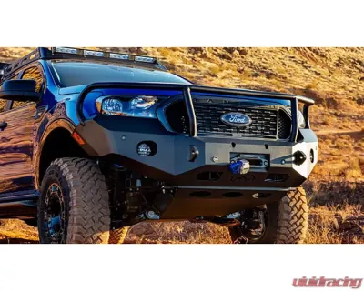 Expedition Bare Metal Range Max Front Bumper w/out Hoop Ford Ranger 2019+ - FORDRNGR-2019+FB-BARE