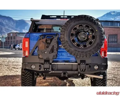 Expedition One Bare Metal Range Max Base Rear Bumper Ford Ranger 2019+ - FORDRNGR-2019+-RB-BARE