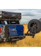 Expedition One Bare Metal Range Max Dual Rear Bumper w/ Dual Tire Carrier System Ford Ranger 2019+                                     - FORDRNGR-2019+-RB-DSTC-BARE - Image 2