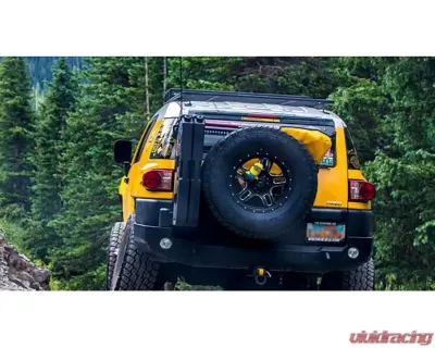 Expedition One Horizontal Hi-Lift Jack Mount for Toyota FJ Cruiser 2007-2017, Black - HLJM-HRZ-GEN2-FJC-PC