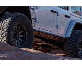 Expedition Bare Metal 4 Door Rocker Guards Pair Jeep Wrangler JL 2018+