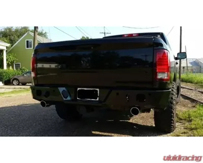 Expedition One Bare Metal Range Max Rear Bumper Ram 1500 2009-2018 - RAM1500-09-18-RB-BARE