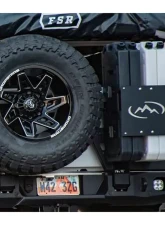 Expedition One Bare Metal RangeMax Dual Swing Rear Bumper Ram 2500 | 3500 2010-2018                                     - RAM25/35-10-18-RB-DSTC-BARE - Image 3
