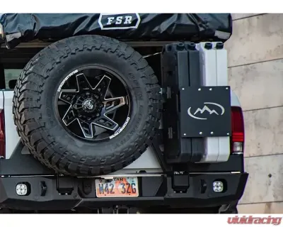 Expedition One Bare Metal RangeMax Dual Swing Rear Bumper Ram 2500 | 3500 2010-2018 - RAM25/35-10-18-RB-DSTC-BARE