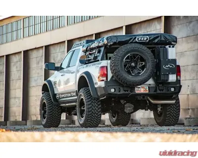 Expedition One Bare Metal RangeMax Dual Swing Rear Bumper Ram 2500 | 3500 2010-2018 - RAM25/35-10-18-RB-DSTC-BARE