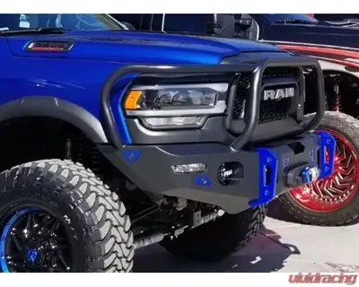 Expedition One Bare Metal Range Max Ultra HD Front Bumper w/out Hoop Ram 2500 | 3500 2019+ - RAM25/35-19+FB-BARE
