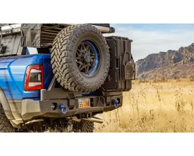 Expedition One Bare Metal RangeMax Dual Swing Rear Bumper Ram 2500 | 3500 2019+