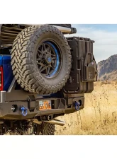 Expedition One Bare Metal RangeMax Dual Swing Rear Bumper Ram 2500 | 3500 2019+                                     - RAM25/35-19+RB-DSTC-BARE - Image 2