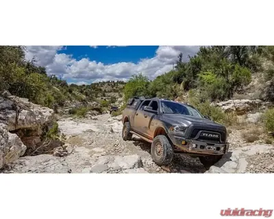 Expedition One Bare Metal Standard Side Wing Style RangeMax Ultra Front Bumper Ram 2500 | 3500 Gas/Power Wagon 2010-2018 - RAM25/35-ULTRFB-BGPW-SF-BARE