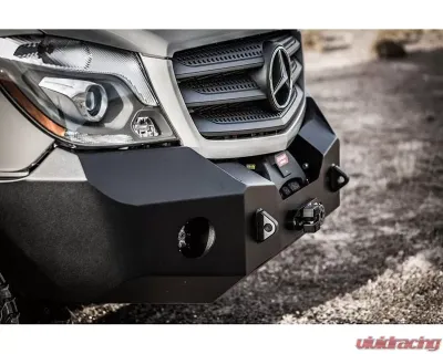 Expedition One 144 & 170 inch Wheelbase No Hoop Bare Metal Front Winch Bumper Sprinter 2014-2018 - SPR-14-18-FB-BARE