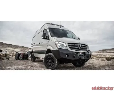 Expedition One 144 & 170 inch Wheelbase No Hoop Bare Metal Front Winch Bumper Sprinter 2014-2018 - SPR-14-18-FB-BARE