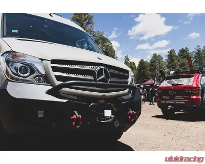 Expedition One 144 & 170 inch Wheelbase No Hoop Bare Metal Front Winch Bumper Sprinter 2014-2018 - SPR-14-18-FB-BARE