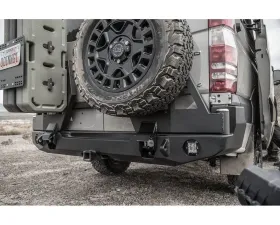 Expedition One Bare Metal Rear Bumper w/ Tire Carrier System Sprinter 2014-2018