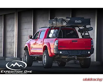 Expedition One Bare Metal Base Rear Bumper Toyota Tacoma 2nd Gen 2005-2015 - TACO05-15-RB-BARE