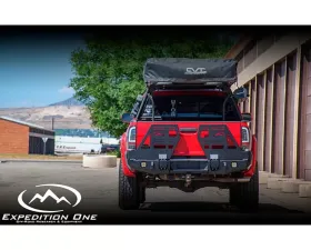 Expedition One Bare Metal Dual Swing Rear Bumper Standard Cut Toyota Tacoma 2nd Gen 2005-2015