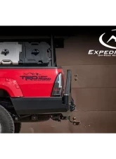 Expedition One Bare Metal Dual Swing High Clearance Rear Bumper Toyota Tacoma 2nd Gen 2005-2015                                     - TACO05-15-RB-DSTC-HC-BARE - Image 2