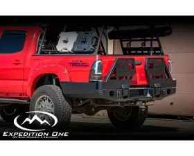 Expedition One Bare Metal Dual Swing High Clearance Rear Bumper Toyota Tacoma 2nd Gen 2005-2015
