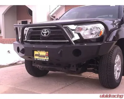 Expedition One Bare Metal Front Winch Bumper w/out Hoop Toyota Tacoma 2005-2015 - TACO12-15-FB-H-BARE