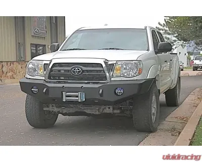 Expedition One Bare Metal Front Winch Bumper w/out Hoop Toyota Tacoma 2005-2015 - TACO12-15-FB-H-BARE