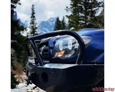 Expedition One Bare Metal Front Winch Bumper w/out Hoop Toyota Tacoma 2005-2015 - TACO12-15-FB-H-BARE