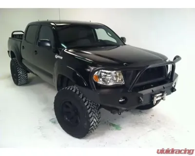 Expedition One Bare Metal Front Winch Bumper w/out Hoop Toyota Tacoma 2005-2015 - TACO12-15-FB-H-BARE