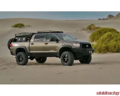 Expedition One Bare Metal Range Max Front Winch Bumper w/out Hoop Toyota Tundra 2007-2013 - TT07-13-FB-BARE