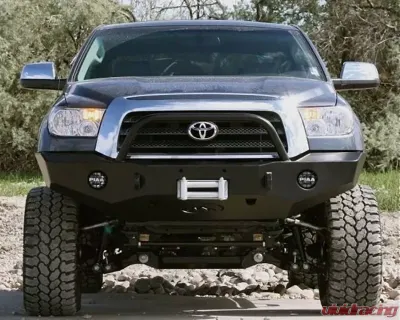 Expedition One Bare Metal Range Max Front Winch Bumper w/out Hoop Toyota Tundra 2007-2013 - TT07-13-FB-BARE