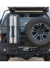 Expedition One Bare Metal Dual Swing-Out Rear  Bumper Toyota Tundra 2007-2013                                     - TT07-13-RB-DSTC-BARE - Image 2