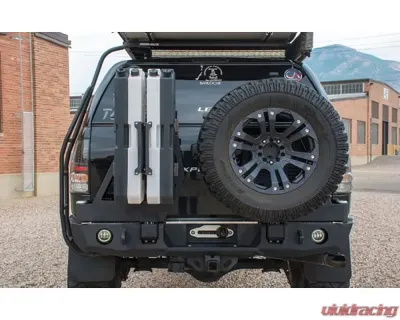 Expedition One Bare Metal Dual Swing-Out Rear  Bumper Toyota Tundra 2007-2013 - TT07-13-RB-DSTC-BARE