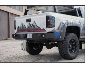 Expedition One Bare Metal Rear Bumper for Chevy 1500 2014-2018