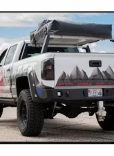 Expedition One Bare Metal Rear Bumper for Chevy 1500 2014-2018                                     - CHV1500-14-18-RB-S3TC-BARE - Image 2