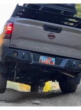 Expedition One Base Rear Bumper No Swing Arms Bare metal Nissan Frontier 2022+                                     - NF-22+RB-Bare - Image 2