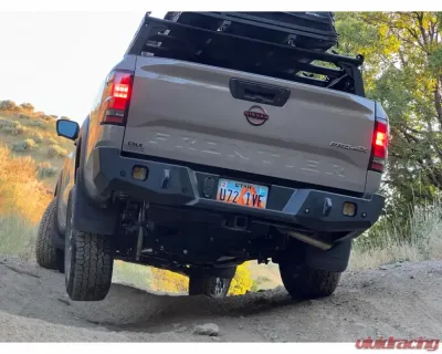 Expedition One Base Rear Bumper No Swing Arms Bare metal Nissan Frontier 2022+ - NF-22+RB-Bare