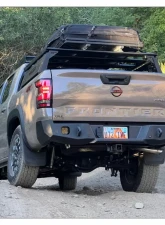 Expedition One Base Rear Bumper No Swing Arms Bare metal Nissan Frontier 2022+                                     - NF-22+RB-Bare - Image 2