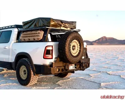 Expedition One RangeMax Dual Swing Rear Bumper Bare Metal RAM 1500 2019+ - RAM1500-19+-RB-DSTC-BARE