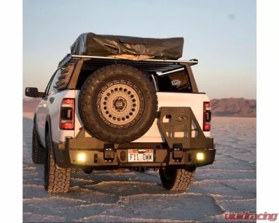 Expedition One RangeMax Dual Swing Rear Bumper Bare Metal RAM 1500 2019+ - RAM1500-19+-RB-DSTC-BARE