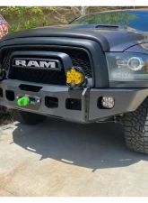 Expedition One Range Max Ultra HD Front Bumper Bare Metal RAM Rebel 1500 2016-2018                                     - RAM1500-16-18-FB-BARE - Image 2