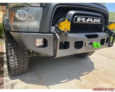 Expedition One Range Max Ultra HD Front Bumper Bare Metal RAM Rebel 1500 2016-2018 - RAM1500-16-18-FB-BARE