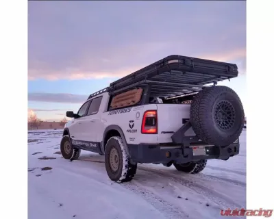 Expedition One Series S3 Single Swing Rear Bumper Carrier System Bare Metal RAM 2500|3500 2010-2018 - RAM25/35-10-18-RB-S3TC-BARE