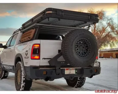 Expedition  One Series S3 Single Swing Rear Bumper Carrier System Bare Metal RAM 2500/3500 2019+ - RAM25/35-19+RB-S3TC-BARE