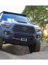 Expedition One Basic Dx Winch Mount Bare Metal Toyota Tacoma 2016+                                     - TACO16+FB-WM-BARE - Image 2