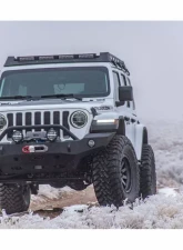 Expedition One Trail Series 2 Full Width Front Bumper Bare Metal Jeep JK|JL|Gladiator                                     - JEEP-JKJLG-TS2-FB-BARE - Image 2