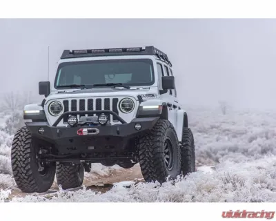 Expedition One Trail Series 2 Full Width Front Bumper Bare Metal Jeep JK|JL|Gladiator - JEEP-JKJLG-TS2-FB-BARE