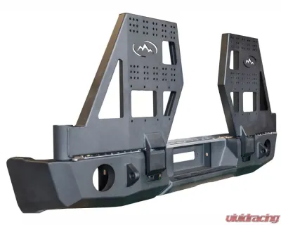 Expedition One Dual Swing-Out Rear Bumper Bare Metal Toyota Tundra 2014-2021 - TT14-21-RB-DSTC-BARE