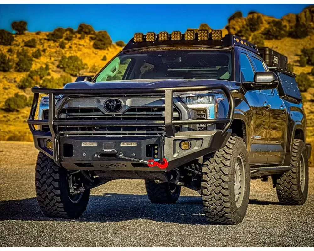 Expedition One Range Max Ultra Front Bumper XD Bullbar Hoop Bare Metal Toyota Tundra 2022+ - TT22+UFB-XDBB-BARE