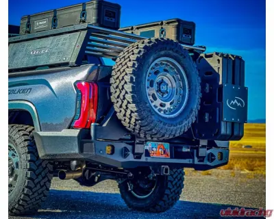 Expedition One Dual Swing-Out Rear Bumper Bare Metal Toyota Tundra 2022+ - TT22+RB-DSTC-BARE