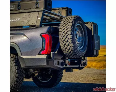 Expedition One Dual Swing-Out Rear Bumper Bare Metal Toyota Tundra 2022+ - TT22+RB-DSTC-BARE