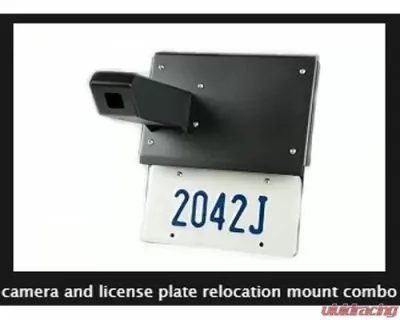 Expedition One Dual Systems Camera and License Relocation Brackets Toyota FJ Cruiser - BackUpCM-FJC-DSTC-CamExt/LPB-PC