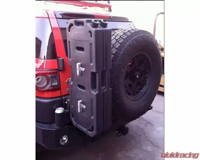 Expedition One Geri Mount Bracket for Flat Panel Fuel and Water Cans, Dual Swing Mount - GERI-MNT-DSTC-PC